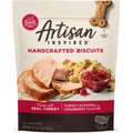 Vita Bone Artisan Inspired Turkey Stuffing & Cranberry Flavor Biscuits Dog Treats, 16-oz bag