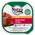 Nutro Grain-Free Tender Beef Recipe Adult Pate Dog Food Trays, 3.5-oz, case of 24