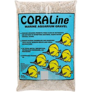 CaribSea CoraLine Florida Crushed Coral Marine Gravel, 15-lb bag