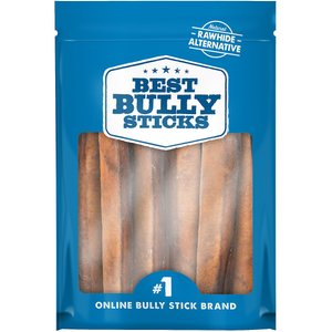 Best Bully Sticks Jumbo Odor Free 6" Bully Sticks Dog Treats, 6 count
