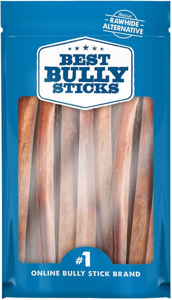 Best Bully Sticks Jumbo Odor Free 12" Bully Sticks Dog Treats, 20 count slide 1 of 8
