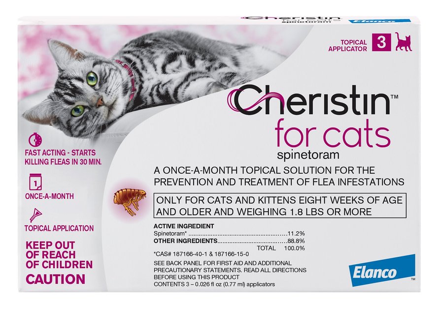 CHERISTIN Flea Treatment Topical For Cats Over 1.8 lbs Chewy (Free