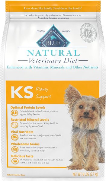 Blue Buffalo Natural Veterinary Diet KS Kidney Support Grain-Free Dry Dog Food