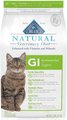 Blue Buffalo Natural Veterinary Diet GI Gastrointestinal Support Grain-Free Dry Cat Food, 7-lb bag