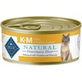 Blue Buffalo Natural Veterinary Diet K+M Kidney + Mobility Support Grain-Free Canned Cat Food, 5.5-oz, case of 24