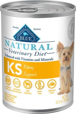 Blue Buffalo Natural Veterinary Diet KS Kidney Support Grain-Free Canned Dog Food, slide 1 of 1