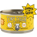 Tiny Tiger Chunks in Gravy Chicken Recipe Grain-Free Canned Cat Food