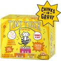 Tiny Tiger Chunks in Gravy Beef & Poultry Recipes Variety Pack Grain-Free Canned Cat Food, 3-oz, case of 24