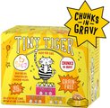 Tiny Tiger Chunks in Gravy Beef & Poultry Recipes Variety Pack Grain-Free Canned Cat Food, 3-oz, case of 2...