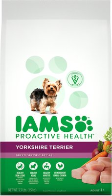 Iams ProActive Health Yorkshire Terrier Chicken Flavor Adult Dry Dog Food, slide 1 of 1