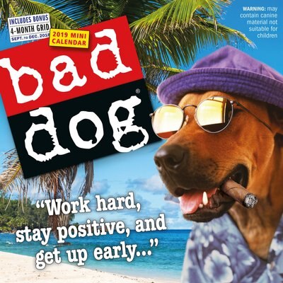 Bad Dog 2019 Mini Wall Calendar, slide 1 of 1