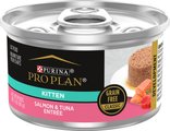 Purina Pro Plan Classic Salmon & Tuna Grain-Free Kitten Entree Canned Cat Food, 3-oz, case of 24