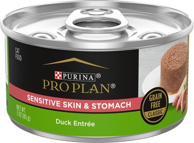 Purina Pro Plan Focus Sensitive Skin & Stomach Classic Duck Grain-Free Entree Canned Cat Food, slide 1 of 1