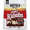 Buffalo Range All Natural Grain-Free Jerky Kabob Rawhide Dog Treats, 18 count