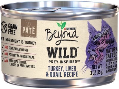 Purina Beyond Wild Prey-Inspired Turkey, Liver & Quail Recipe Canned Cat Food, slide 1 of 1