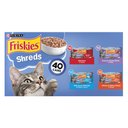 Friskies Shreds in Gravy Variety Pack Canned Cat Food, 5.5-oz, case of 40