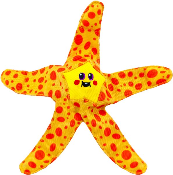 Outward Hound Floatiez Starfish Squeaky Plush Dog Toy slide 1 of 7