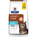 Hill's Prescription Diet k/d Early Support Chicken Dry Cat Food, 4-lb bag