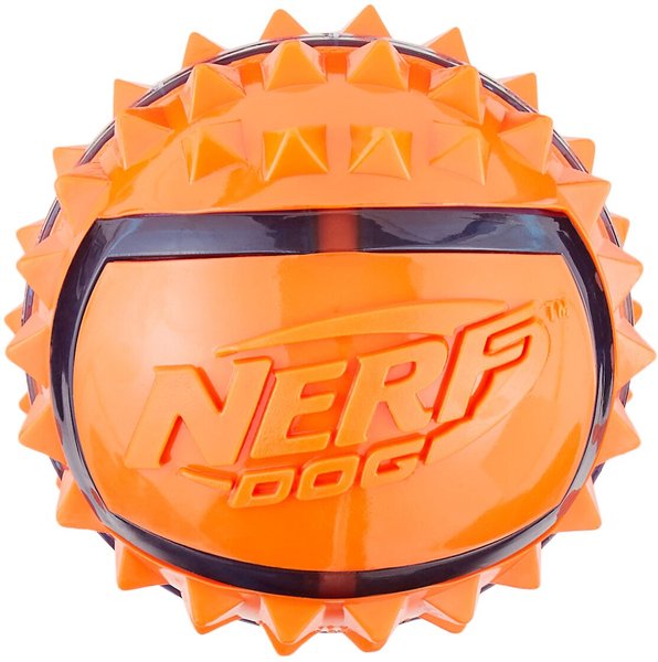 Nerf Dog TPR Spike Ball Dog Toy, Large slide 1 of 4