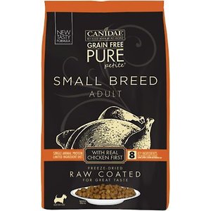 CANIDAE PURE Petite Adult Small Breed Grain-Free with Chicken Dry Dog Food, 4-lb bag