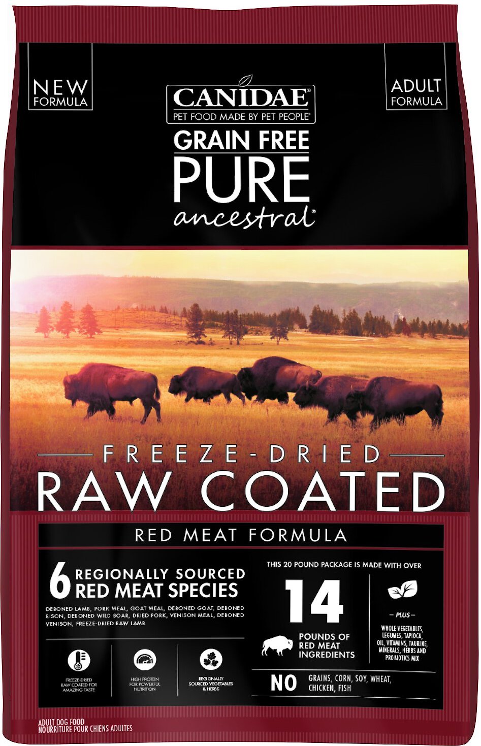 CANIDAE Grain-Free PURE Ancestral Red Meat Formula