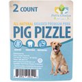 Pet's Choice Naturals 6" Braided Pig Pizzle Dog Treats, 2 count