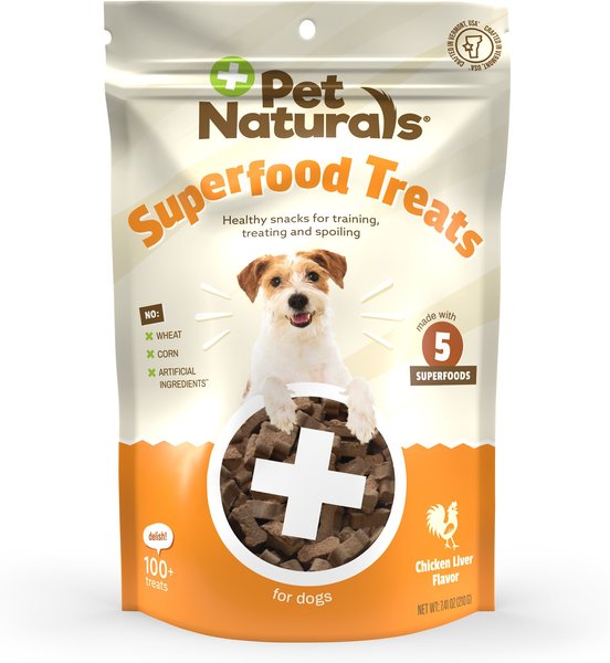 Pet Naturals Homestyle Chicken Recipe Superfood Dog Treats, 120 count slide 1 of 4