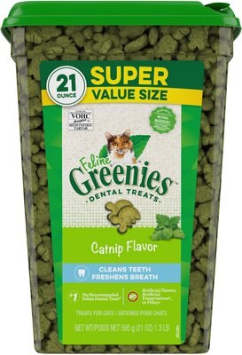 Greenies Feline Catnip Flavor Adult Dental Cat Treats, slide 1 of 1