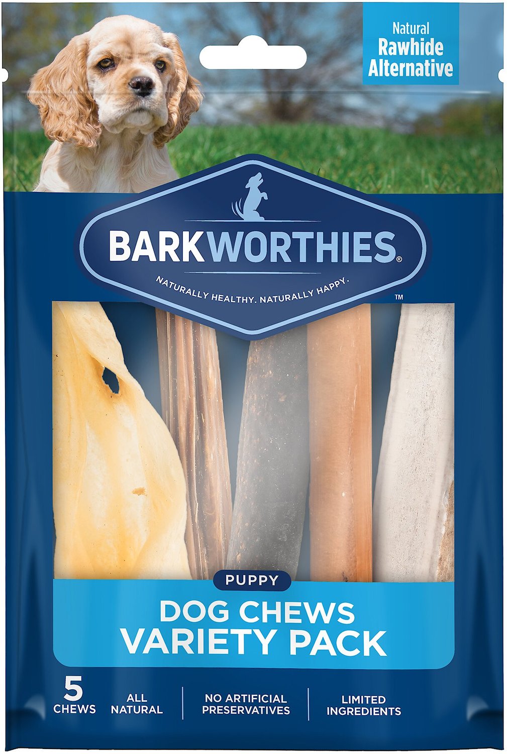 BARKWORTHIES Puppy Variety Pack Natural 