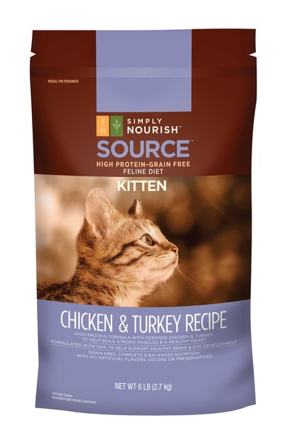 SIMPLY NOURISH Source Chicken & Turkey Recipe High-Protein Grain-Free ...