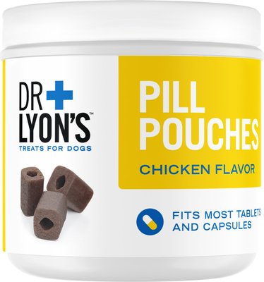 Dr. Lyon's Pill Pouches Chicken Flavor Dog Treats, slide 1 of 1