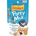 Purina Friskies Party Mix Seafood Lovers Crunch Cat Treats, 2.1-oz bag