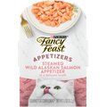Fancy Feast Appetizers Wild Alaskan Salmon Cat Treats, 1.1-oz tray, case of 10