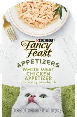Fancy Feast Appetizers White Meat Chicken in a Tuna Broth Cat Treats, slide 1 of 1