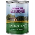 Health Extension Grain-Free Italian Feast Venison Recipe Canned Dog Food, 12.5-oz, case of 12
