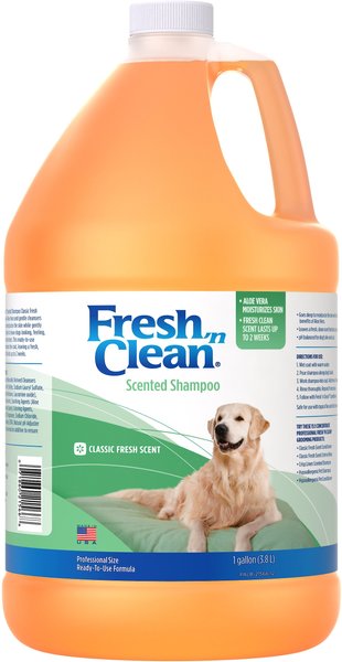 PetAg Fresh 'N Clean Scented Dog Shampoo, Classic Fresh Scent, 1-gal bottle slide 1 of 6