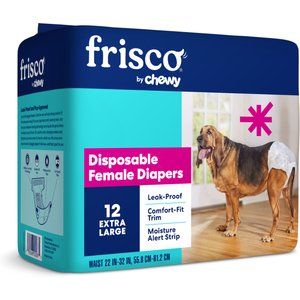 Frisco Female Leak-Proof Diaper, X-Large: 22 to 32-in waist, 12 count