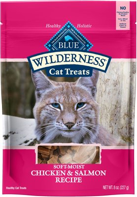 Blue Buffalo Wilderness Chicken & Salmon Grain-Free Cat Treats, slide 1 of 1