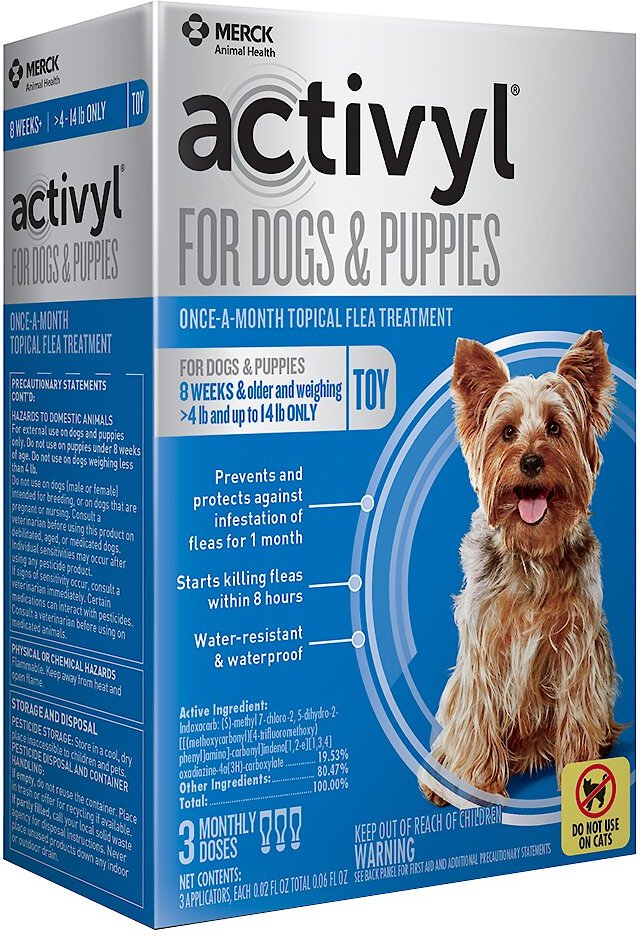 ACTIVYL Flea Treatment for Toy Dogs \u0026 