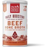 The Honest Kitchen Daily Boosters Beef Bone Broth with Turmeric for Dogs