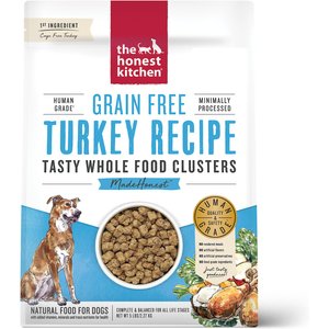 The Honest Kitchen Grain-Free Turkey Whole Food Clusters Dry Dog Food, 5-lb bag
