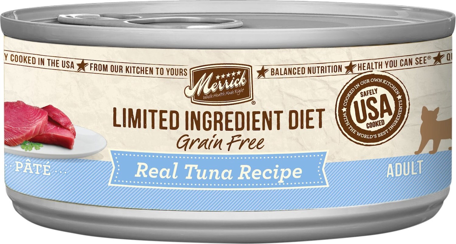 MERRICK Limited Ingredient Diet GrainFree Tuna Canned Cat Food, 5oz