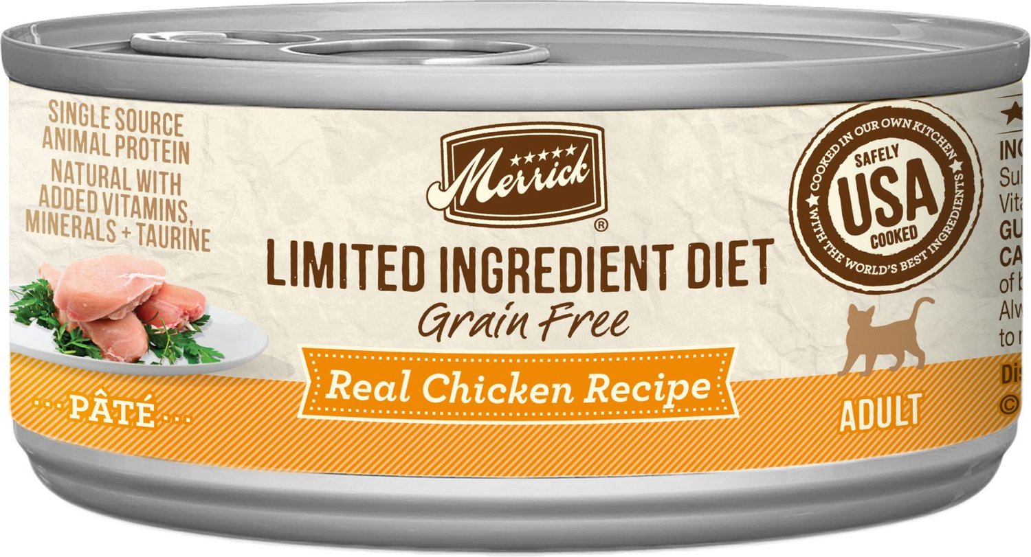 Merrick Limited Ingredient Diet GrainFree Chicken Canned Cat Food, 2