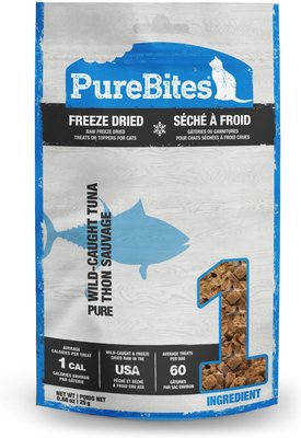 PureBites Tuna Freeze-Dried Raw Cat Treats, slide 1 of 1