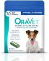 OraVet Hygiene Dental Chews for Small Dogs, 10 - 24 lbs, 30 count