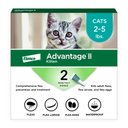Advantage II Flea Spot Treatment for Cats, 2-5 lbs, 2 Doses (2-mos. supply)