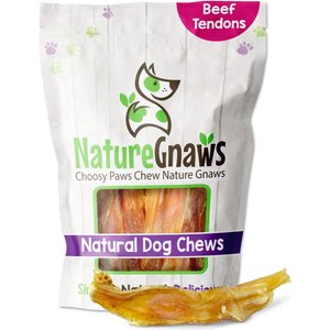 Nature Gnaws Beef Tendon Chews 4 - 5" Dog Treats, 12 count