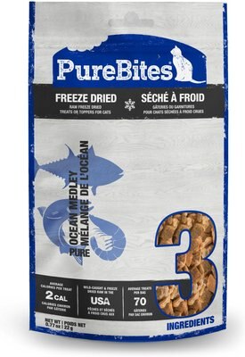 PureBites Ocean Medley Freeze-Dried Raw Cat Treats, slide 1 of 1