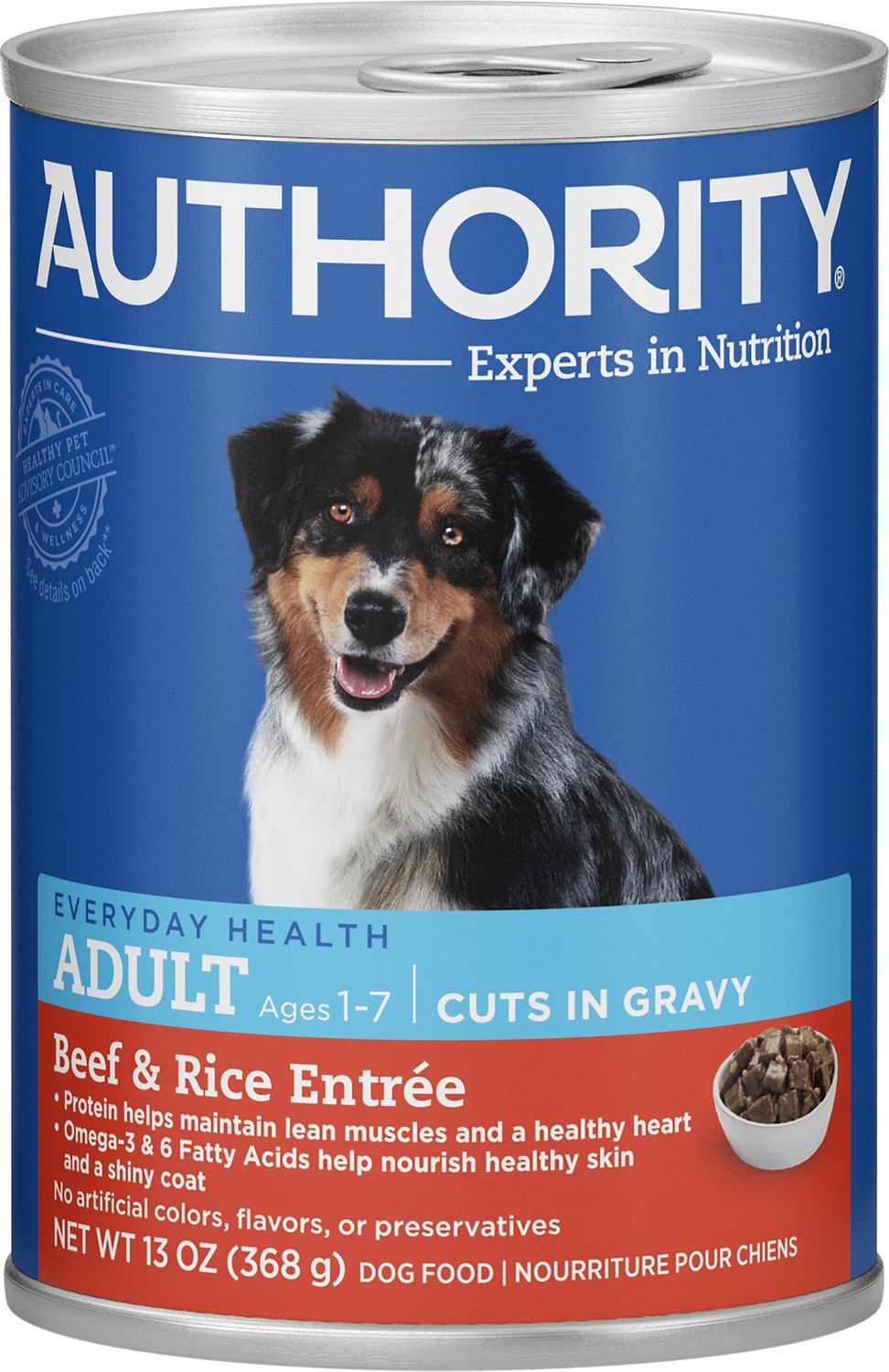 Authority Dog Food Beef