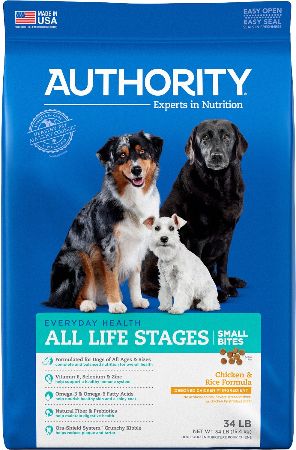 authority small breed dog food